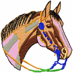 Horses Embroidery Design 1 Horses Embroidery Design 1